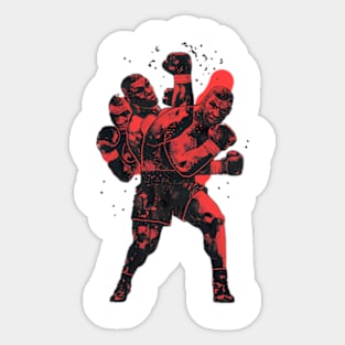 Pucnh Out Boxing  7 Sticker